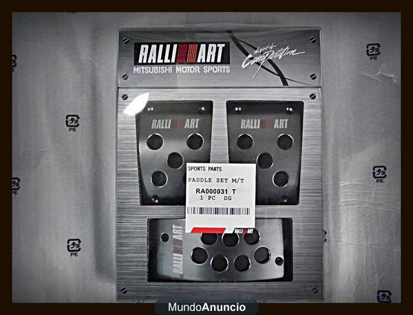 Pedales Ralliart SPORT para mitsubishi