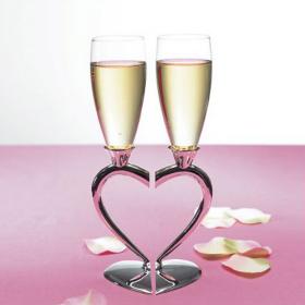 CONJUNTO DOS COPAS DE CAVA PARA BODAS