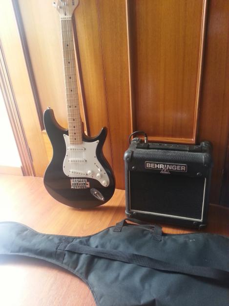 Guitarra electrica+amplificador+funda totalmente nuevo!!