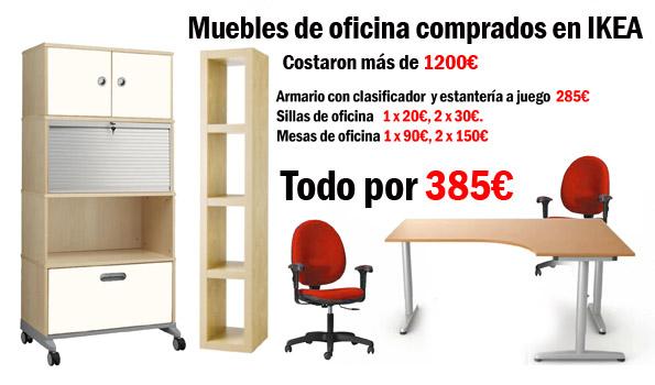 vendo muebles de oficina comprados en IKEA, por mudanza