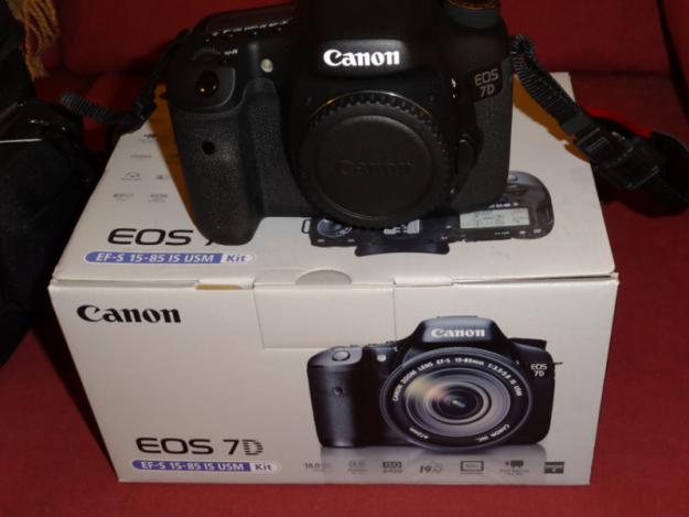 CANON EOS 7D + OBJETIVO 15-85 + EXTRAS