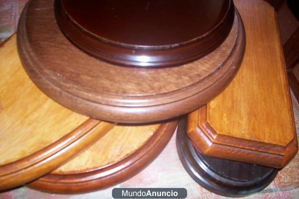 Lote Peanas de Madera