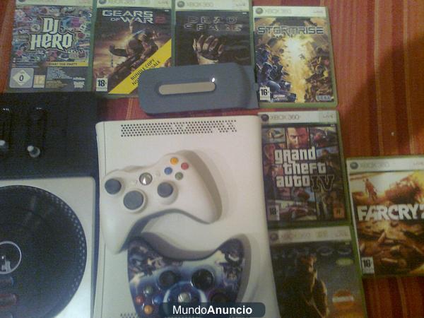 Vendo xbox360 en madrid muy bien equipada ;)