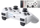 OFERTON MANDO SONY PS3 DUAL SHOCK 3 Blanco , Negro y Plata (ORIGINAL)