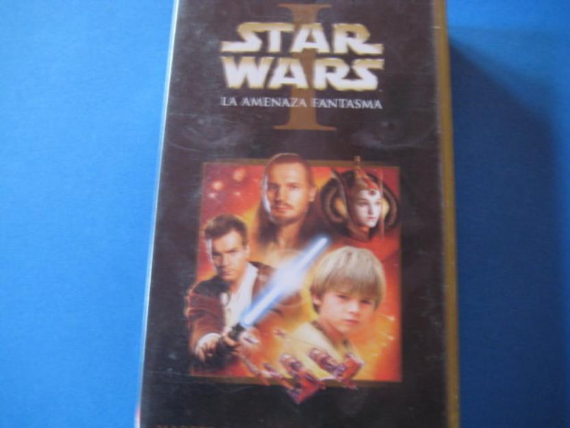 Star wars y trilogía la guerra de las galaxias en video vhs