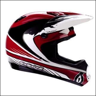 Casco motocross 2007 sixsixone launch helmets
