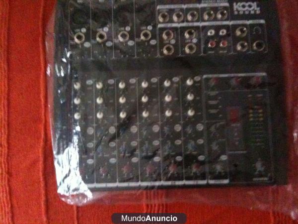 MESA DE MEZCLAS 8 Canales Kool Sound ZS 8-2 USB