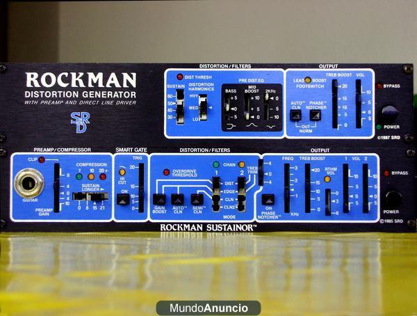 ROCKMAN DISTORTION / ROCKMAN SUSTAINOR (pedales / efectos