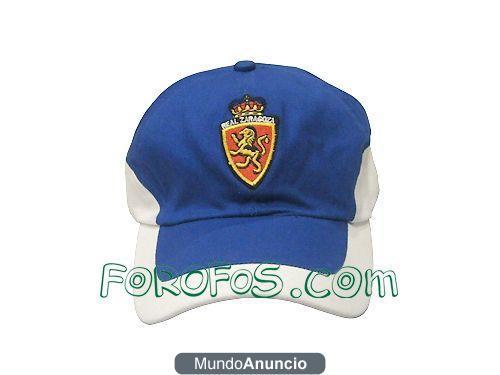 vendo  gorra del REAL ZARAGOZA  y regalo entrada para el partido del REAL ZARAGOZA  VS EL BARSA