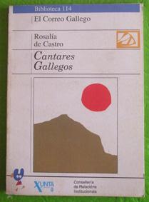 Cantares gallegos. Rosalía de Castro. Biblioteca 114. Número 1. En gallego