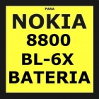 BATERIA PARA NOKIA 8800 SIMILARA A BL6X - mejor precio | unprecio.es