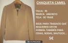 Chaqueta de vestir muy juvenil en color camel - mejor precio | unprecio.es
