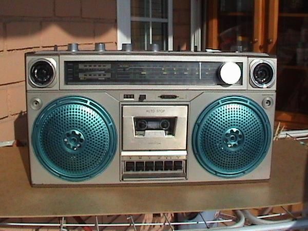 lote de 4 radioghettoblasters vintage 80s
