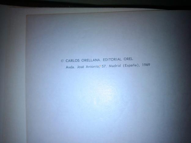 Los toros en España. 3 Volúmenes Carlos Orellana, edición 1969