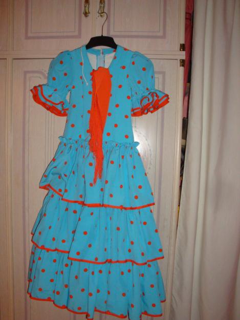 traje de flamenca niña de 8 años
