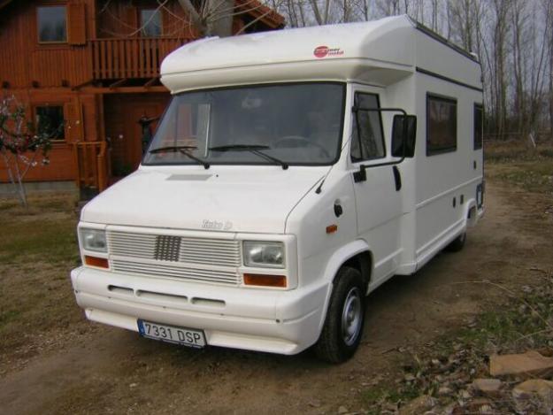 autocaravana Fiat burstner perfilada