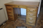 Mesa escritorio de Nogal estilo Castellano - mejor precio | unprecio.es