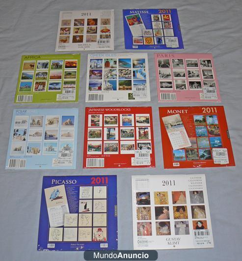 Vendo lote de calendarios ilustrados sin estrenar!