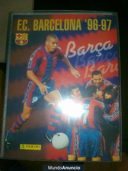 Album Panini Cards del Barça 96-97 (la de Ronaldo)