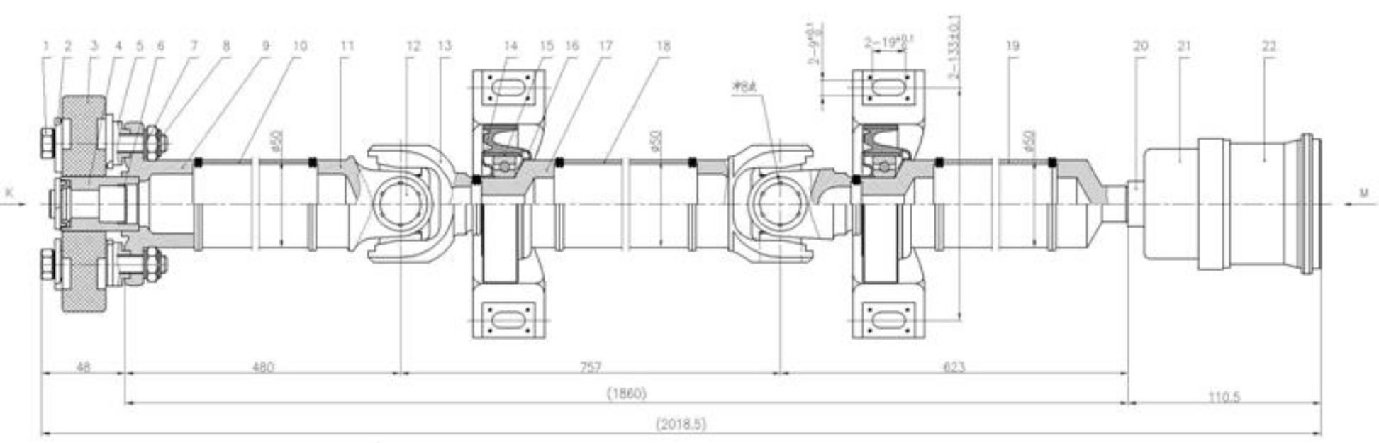 cardan transmision Renault Megane scenic 4x4 reparada