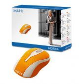 Raton optico logilink mini naranja usb id0023