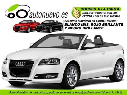 Audi A3 Cabrio 1.6Tdi 105cv 5vel. SkyLine . Blanco. Rojo ó Negro Brillante. Nuevo. Nacional.