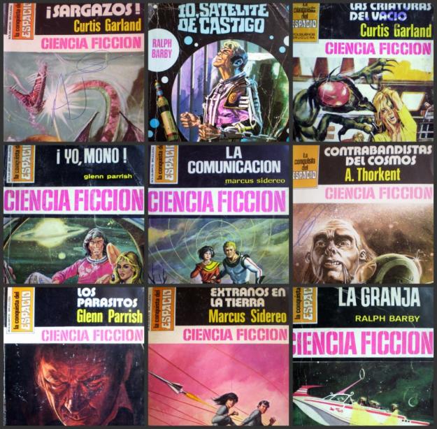 lote de 25 novelas de bruguera de ciencia-ficción