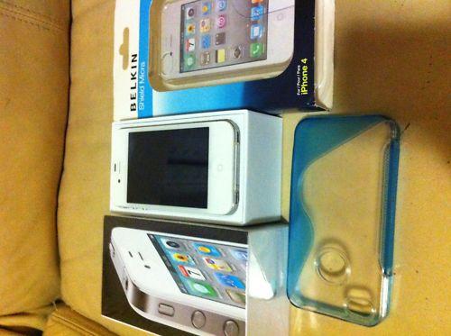 Apple iPhone 4 - 32 GB - Blanco APPLE + artículos adicionales