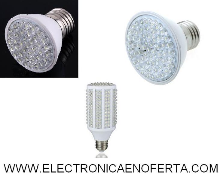 Bombilla led copa pequeña rosca gorda e27