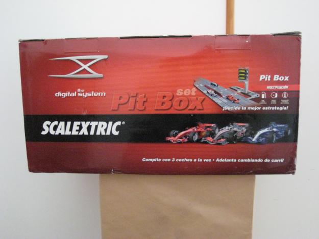Circuito Scalextric Pit Box Nuevo a estrenar + garantia de fabrica