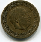 VENDO 1 PESETA de FRANCO de 1947*19-50 excelente conservacion - mejor precio | unprecio.es