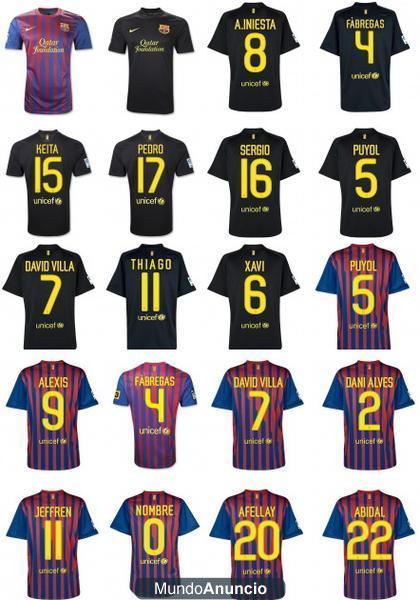 Camiseta del Barcelona 2012