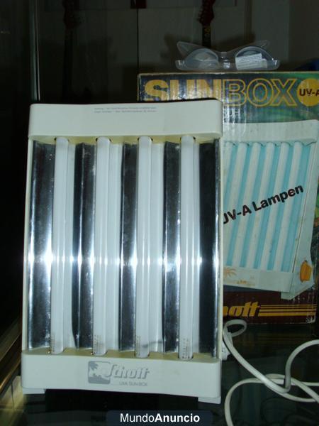Vendo SOLARIUM Facial SCHOTT TYP 825 SUNBOX UV-A System Dr. Ungruh, Completo. Personal y con poco uso. Amplio abarque