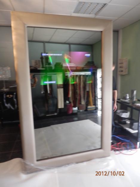 Magic Mirror con pantalla,espejo pantallas mágicas,Led,Plasmas Telas