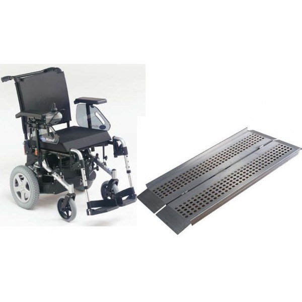 Silla de ruedas electrica mistral 3 + rampa