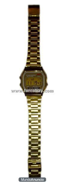 RELOJ RETRO VINTAGE METAL ORO O ACERO