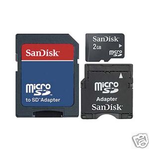 SanDisk Mini Micro SD 2GB 2G 2 GB Tarjeta MicroSD TF