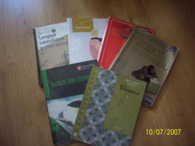 vendo libros 1º bachiller