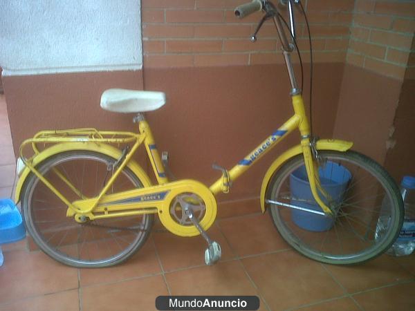 Vendo bicicleta clásica PLEGABLE