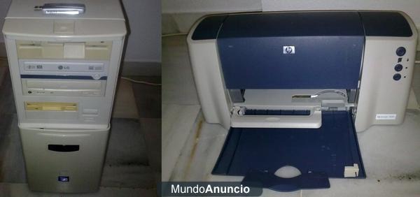 vendo torre de ordenador pentiun 3    250ran 40 de disco duro  recien formateado con windo