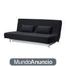 BEDDINGE MURBO Sofá cama 3 plazas, Ransta gris oscuro ONG