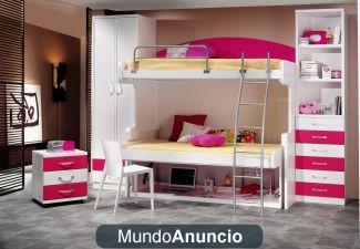 * MUEBLES PARCHIS*   Literas abatibles horizontales/muebles juveniles/Camas abatibles /colchones