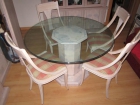 Mesa redonda + vitrina (regalo resto mobiliario) - mejor precio | unprecio.es