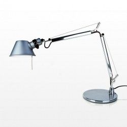 Artemide Tolomeo Micro Sobremesa con base - Gris anodizado - iLamparas.com