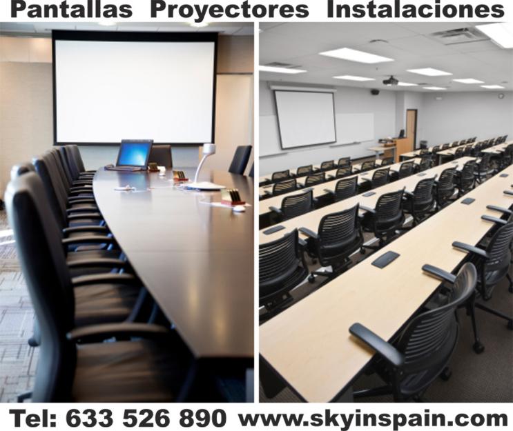 Proyectores, Instalaciones, Barcelona, Pantallas, Audio, Video Instalaciones