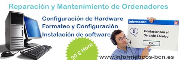 Servicios Informáticos en Barcelona 20  Hora