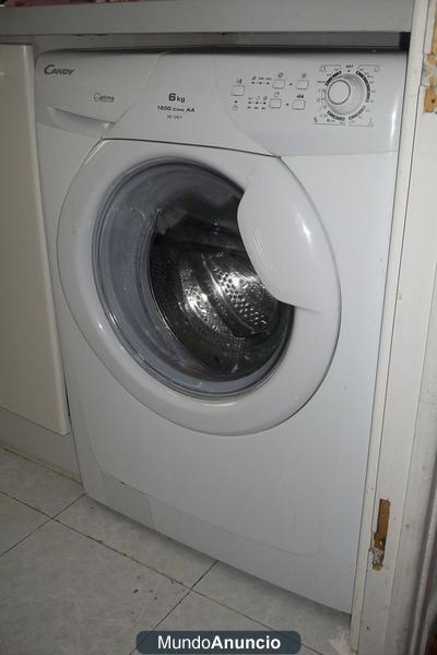 Lavadora Candy CO 126 F. 6kg, puerta frontal