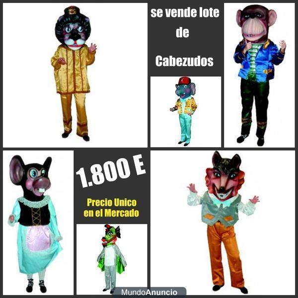 se vende lote de cabezudos