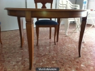 mesa comedor madera 1,30 elíptica extensible + sillas y sillones - mejor precio | unprecio.es