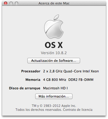 MacPro 3,1 (2x2,8Ghz) + Cinema Display 23